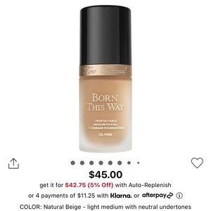too faced born this way foundation